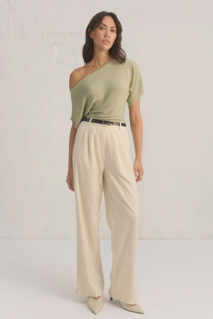 MØN RENN Celest Knit Top - Sage