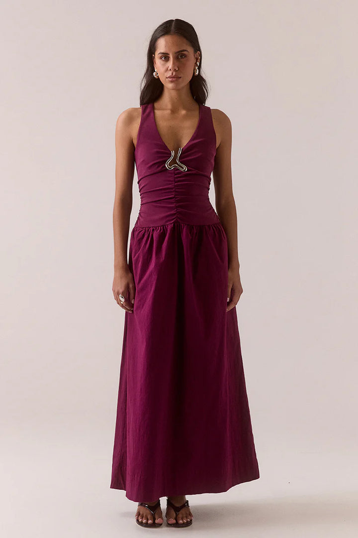 Sovere Hari Dress - Plum