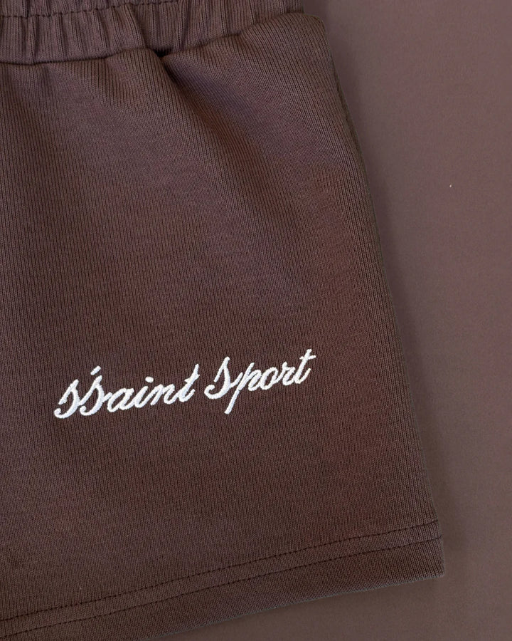 SŚAINT Sport Track Short- Brown