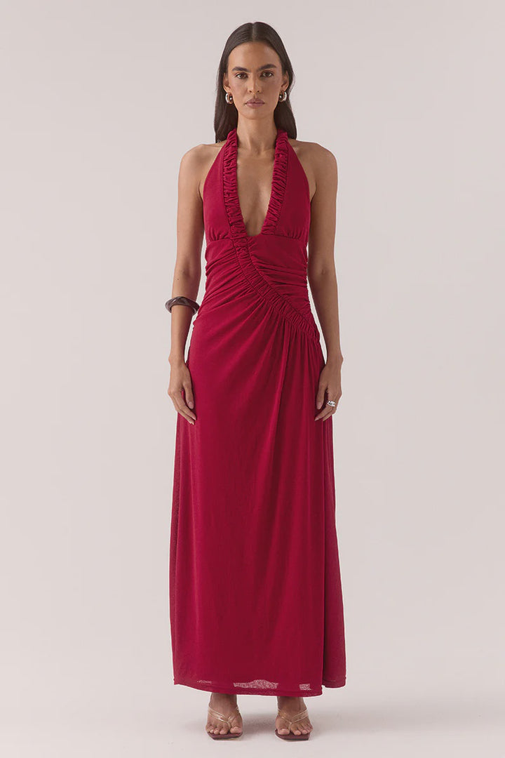 Sovere Alora Maxi Dress-Raspberry