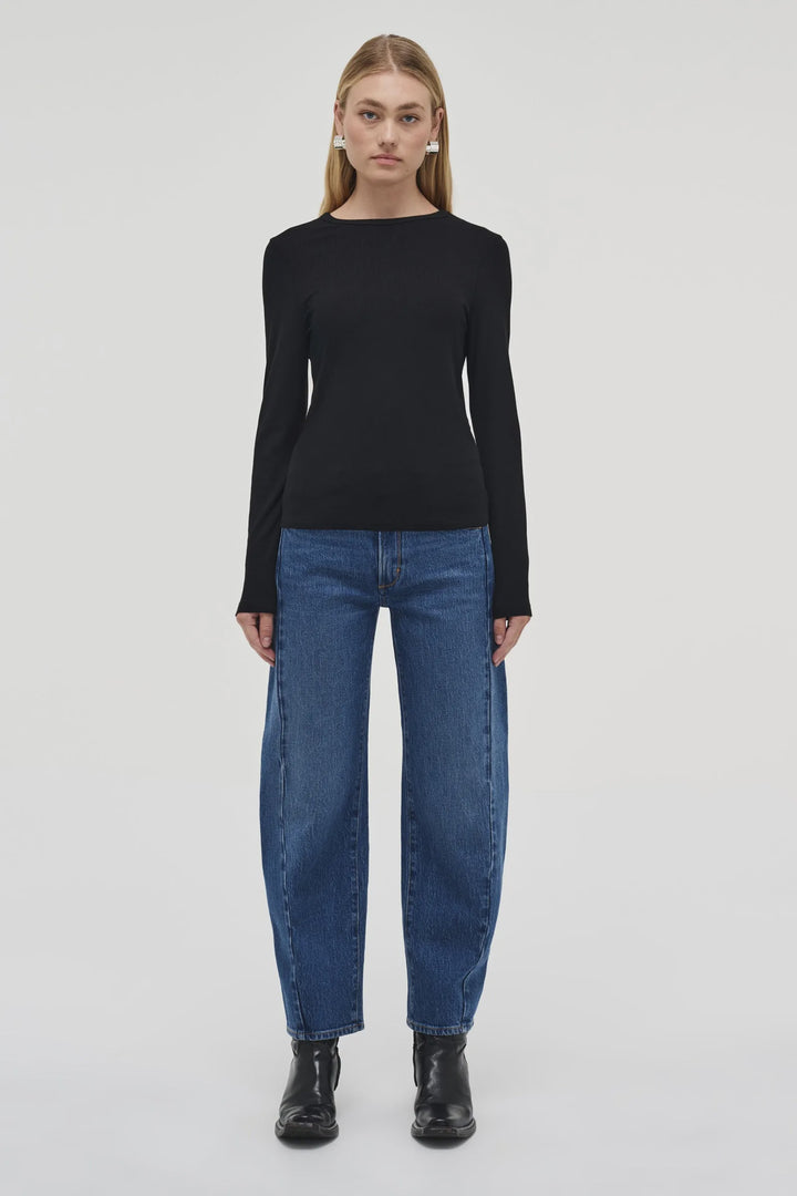 Neuw Denim Jonesy Long Sleeve AM Tee - Black