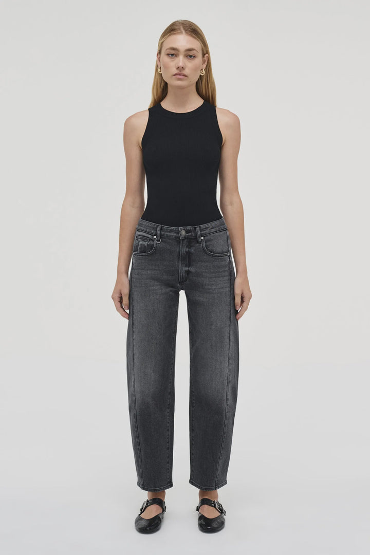 Neuw Denim Amber Barrel Jean-Washed Black