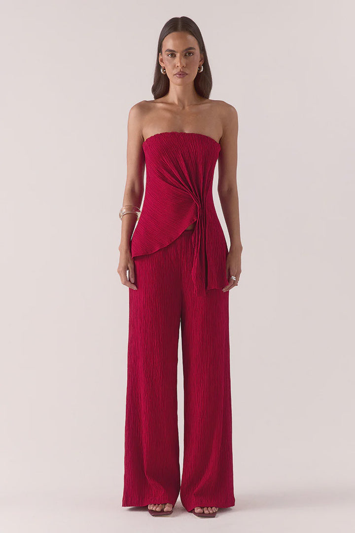 Sovere Aine Top-Raspberry