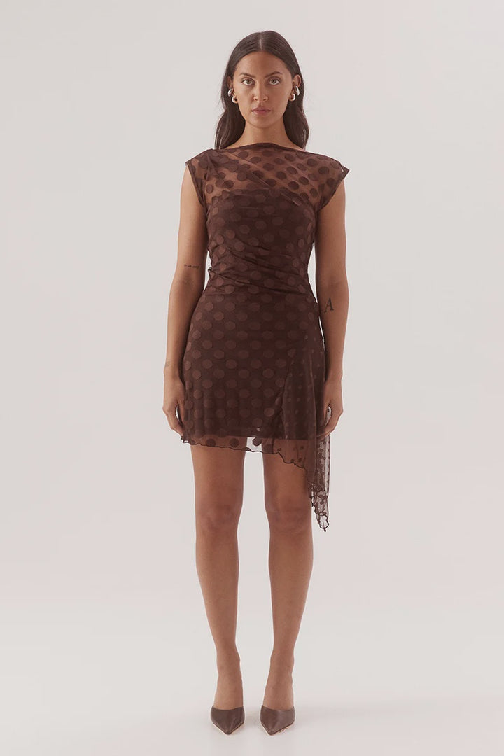 Sovere Blyth Mini Dress - Chocolate