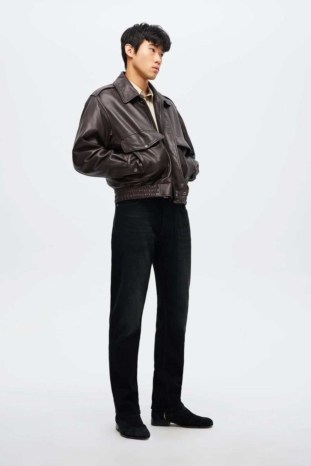 Neuw Denim Ray Straight Jean - Riviera - Faded Black