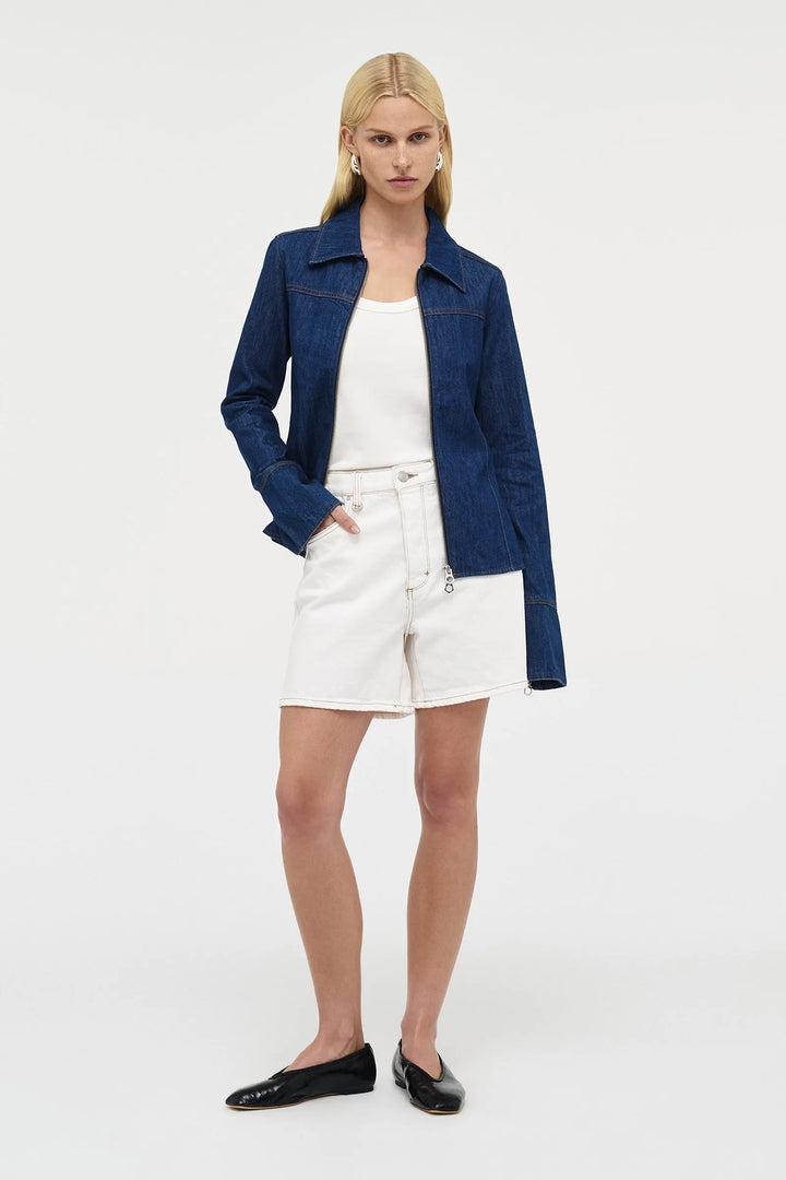 Neuw Eva Denim Short- White