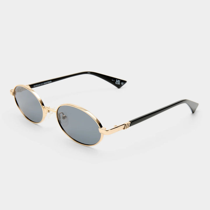 Le Specs Icicle Sunglasess - Bright Gold Smoke Mono