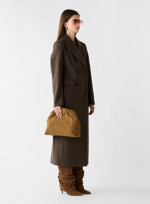 Esmaee Reference Tailored Coat - Espresso