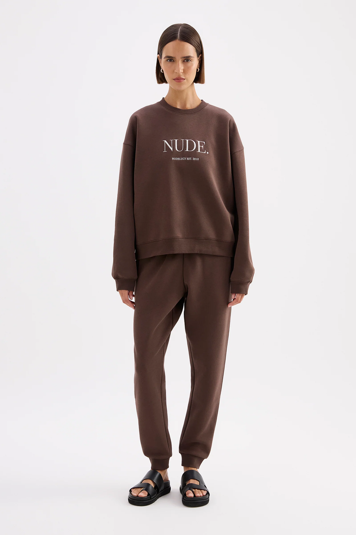 Nude Lucy Carter Classic Sweat - Chocolate