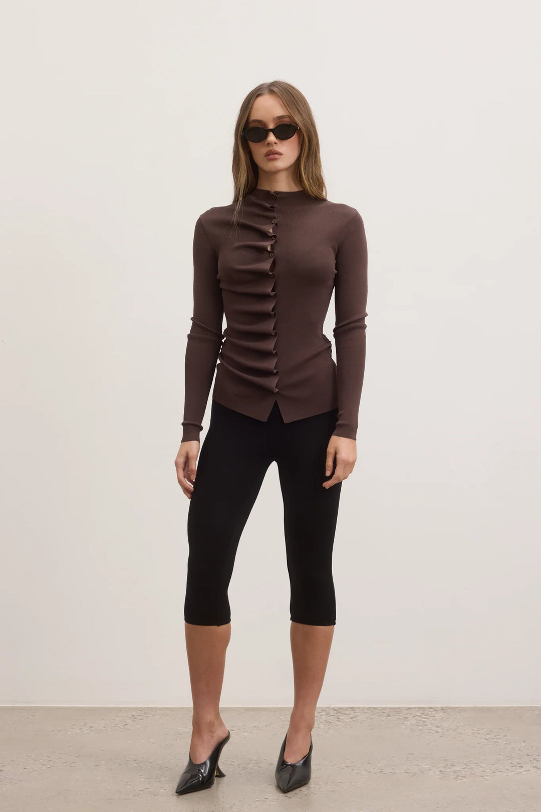 Bayse Sora Top - Espresso
