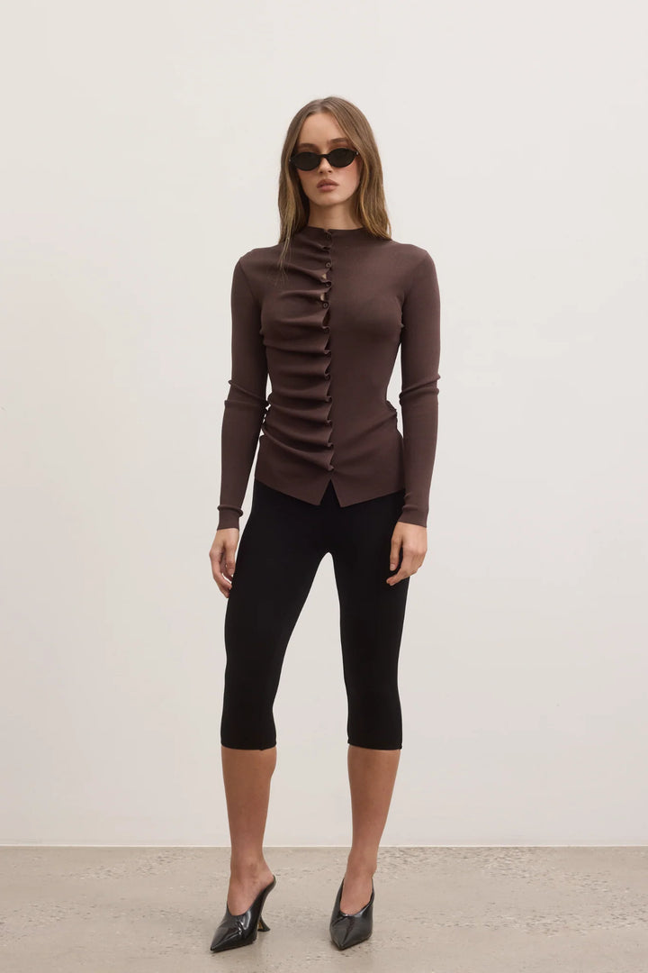 Bayse Sora Top - Espresso