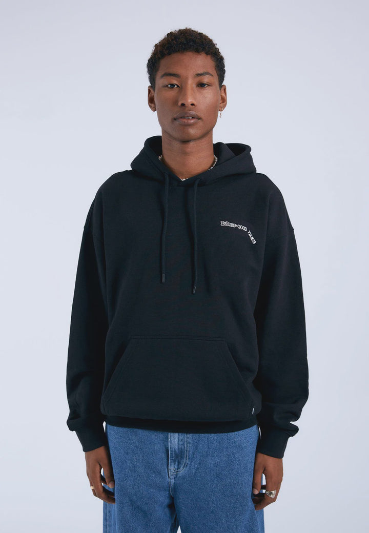 Dr Denim Damien Hoodie - Black DD Peace