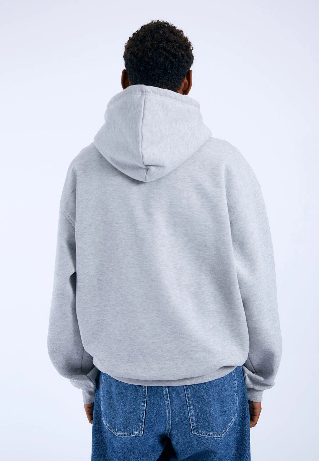 Damien Hoodie - Grey Melange Small DD Peace