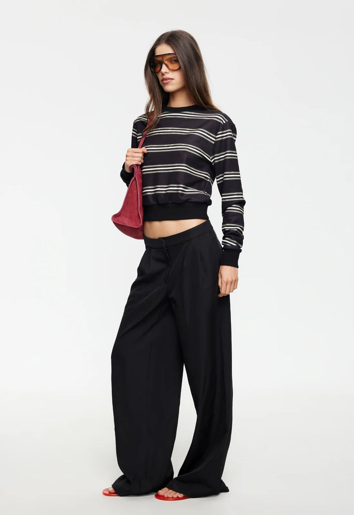 Lioness Jetset Long Sleeve - Noir Stripe