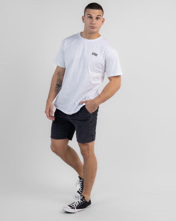Silent Theory Cord Short - Washed Black