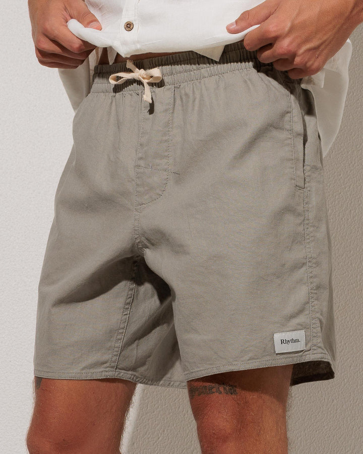 Rhythm Classic Linen Jam Short-Stone
