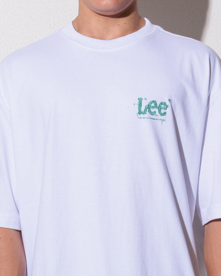 Lee Jeans Water Boxcut Tee - White