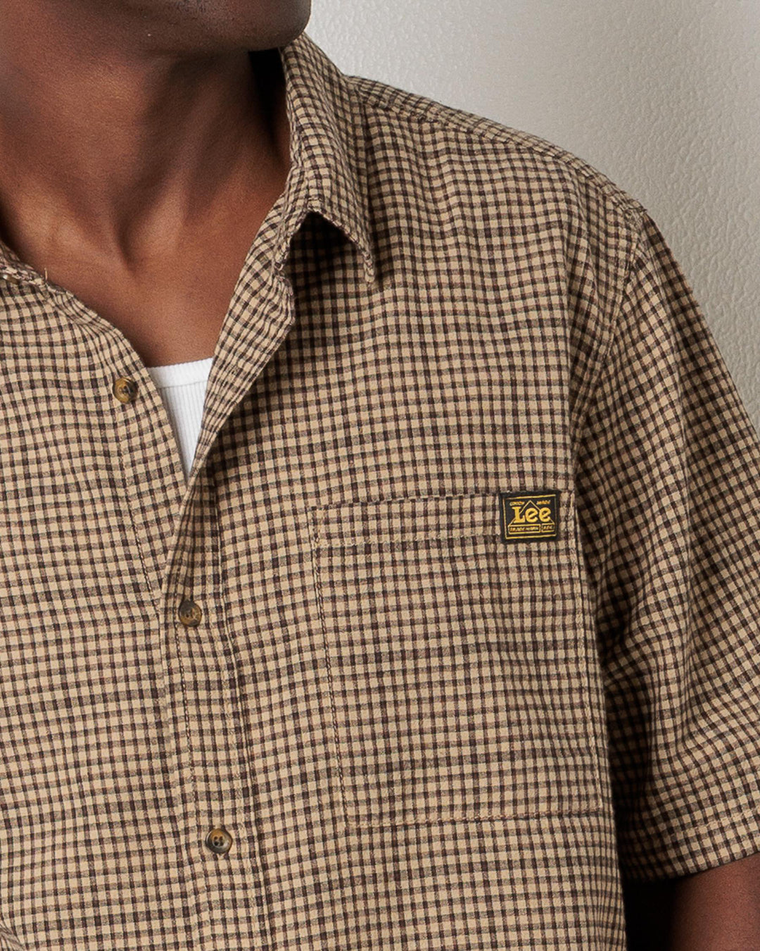 Lee Jeans Boxcutter Shirt - Sand Check