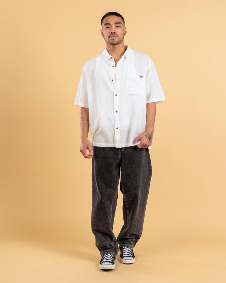 Lee Jeans Boxcutter Shirt - White Night
