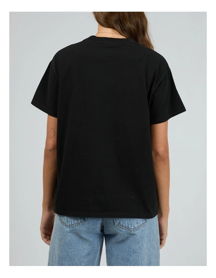 All About Eve Mika Standard Tee - Washed Black