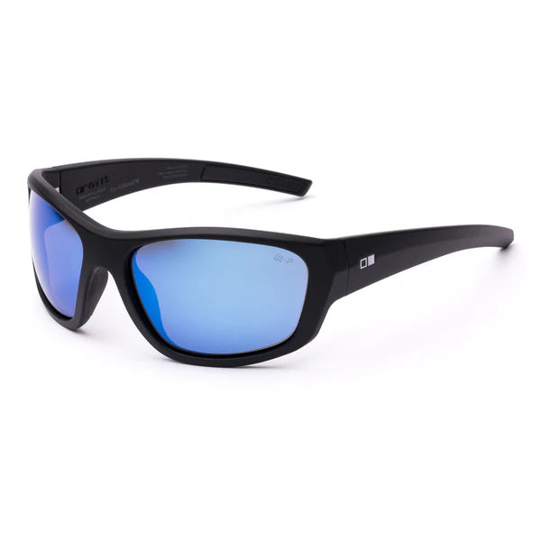 Otis Vanta Sport Sunglasses Matte Black/L.I.T Polar Mirror Blue