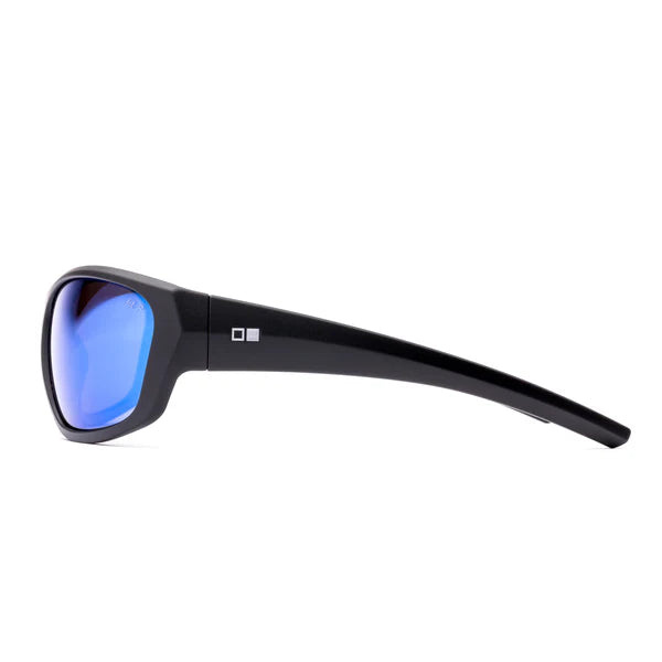 Otis Vanta Sport Sunglasses Matte Black/L.I.T Polar Mirror Blue