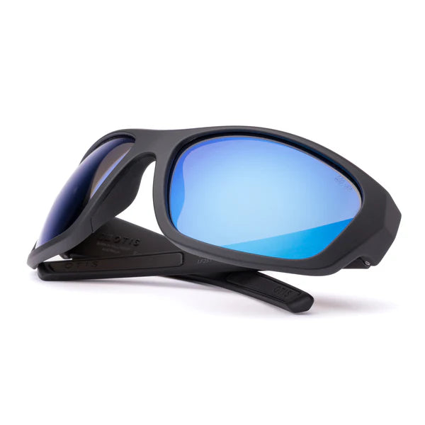 Otis Vanta Sport Sunglasses Matte Black/L.I.T Polar Mirror Blue