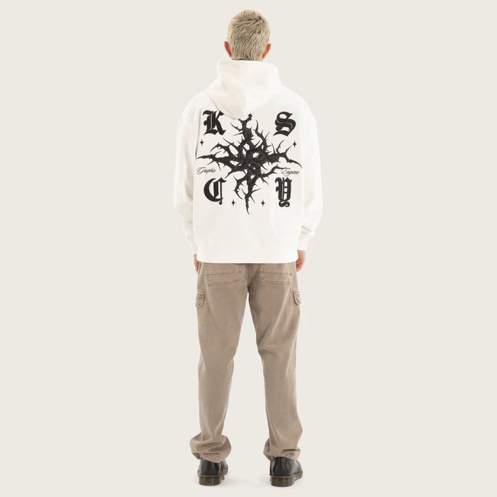 Kiss Chacey Paragons Relaxed Hoodie - Natural White