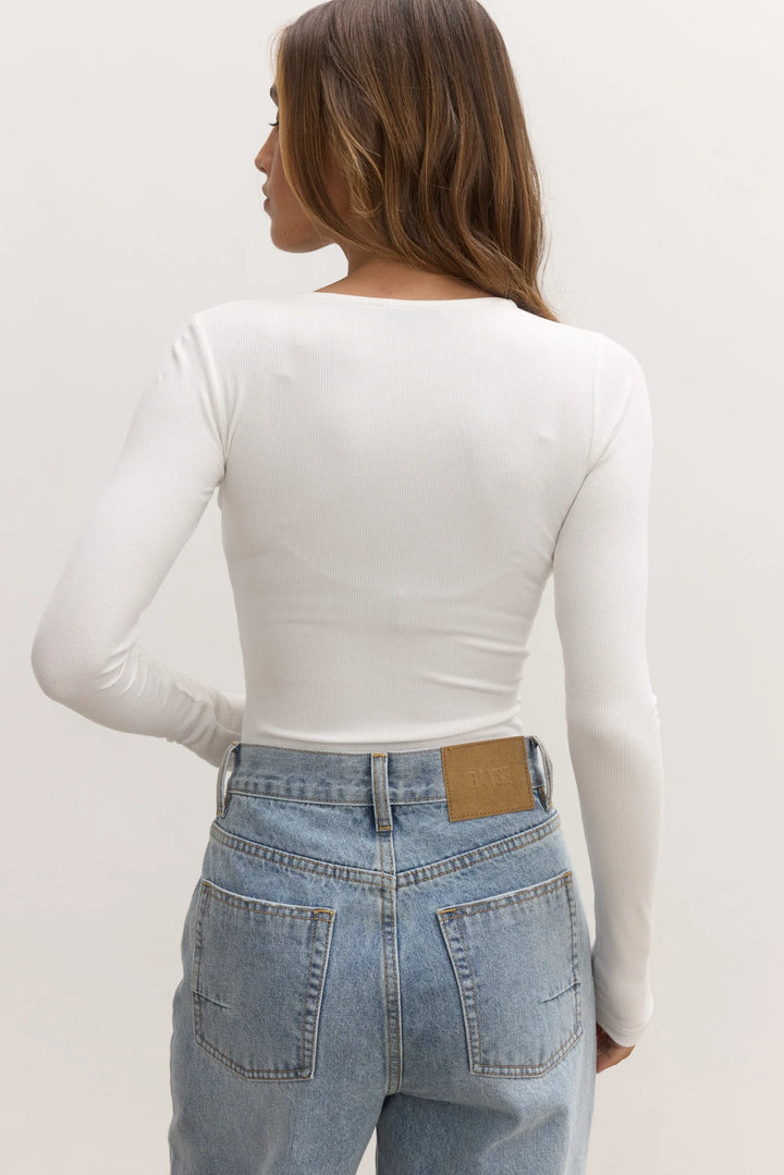 Bayse Lara Bodysuit - White