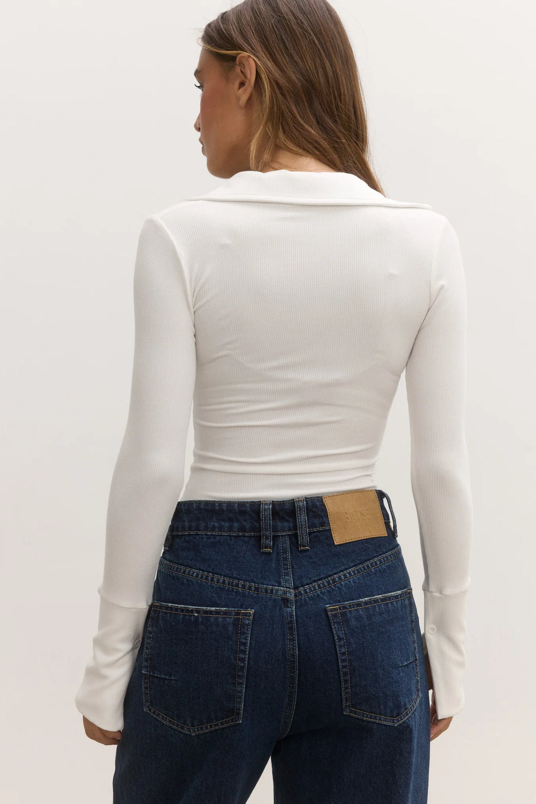 Bayse Celine Bodysuit- White