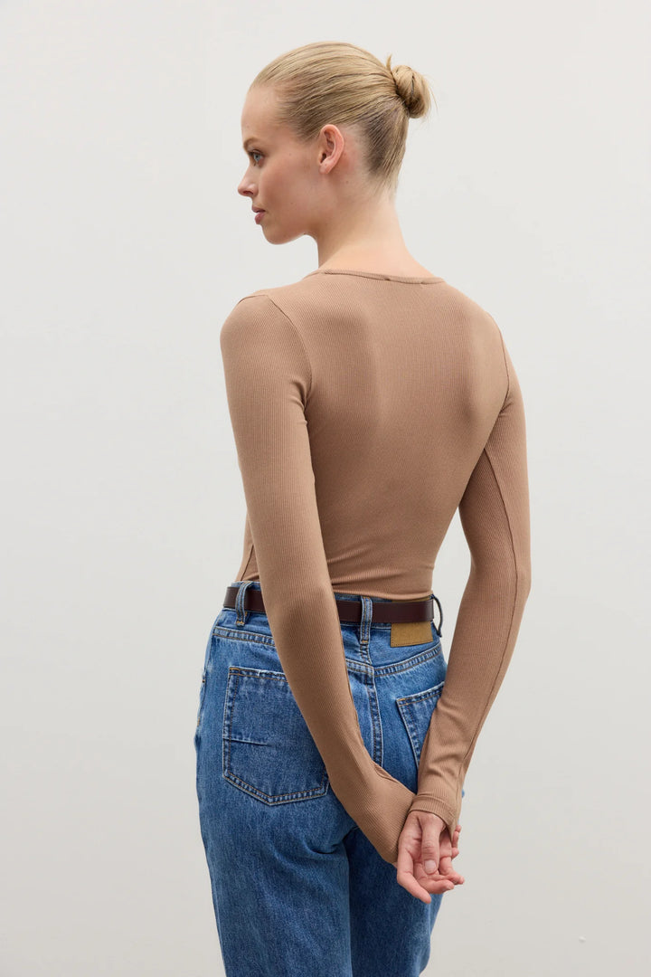 Bayse Lara Bodysuit - Macchiato