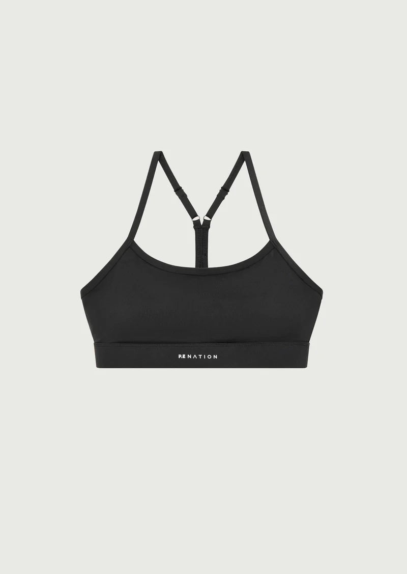 P.E Nation Signature Sports Bra - Black