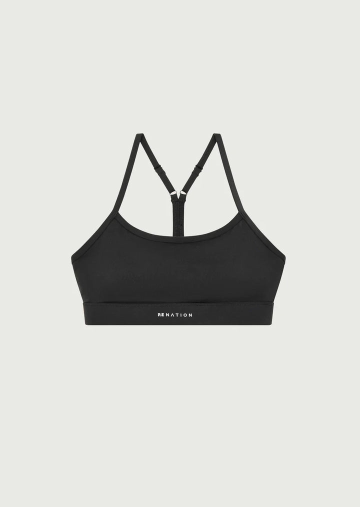 P.E Nation Signature Sports Bra - Black