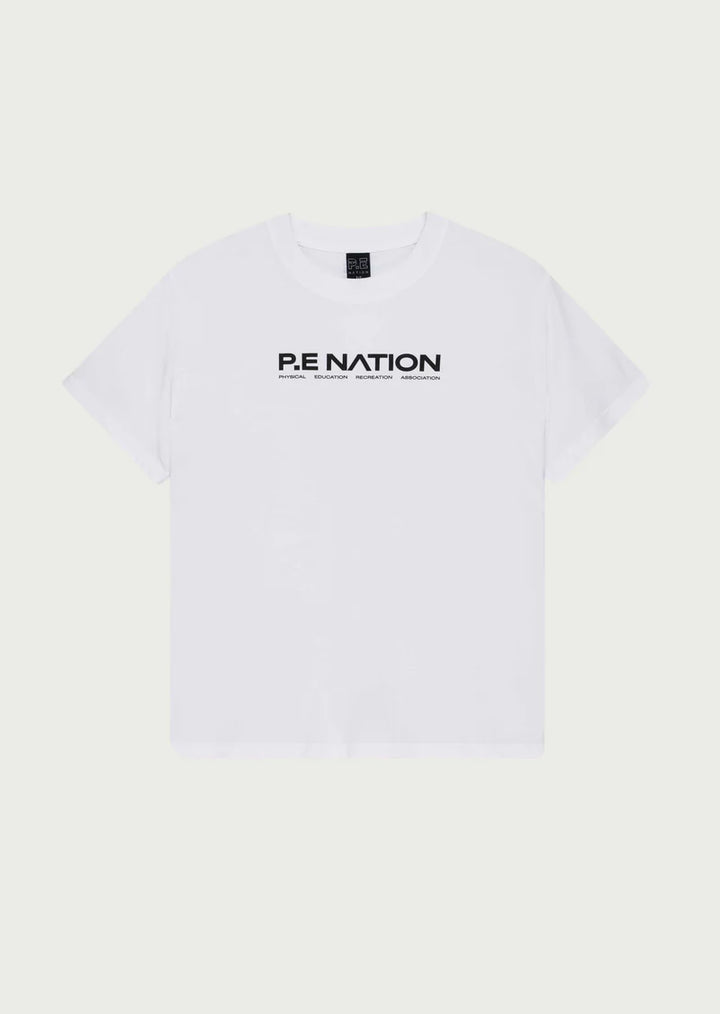 P.E Nation Aero Short Sleeve Tee - Optic White