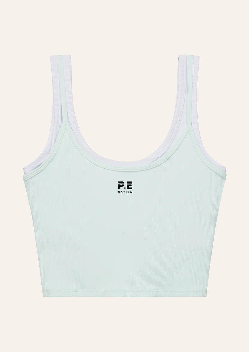 P.E Nation Forward Tank - Hint Of Mint/Optic White