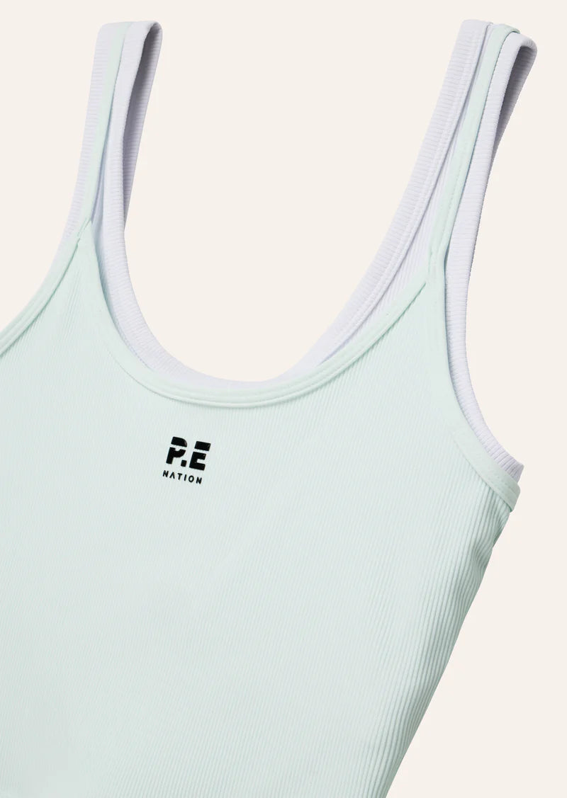 P.E Nation Forward Tank - Hint Of Mint/Optic White