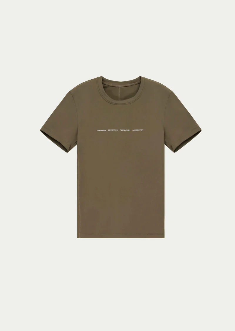 P.E Nation Foundation Short Sleeve Tee - Khaki