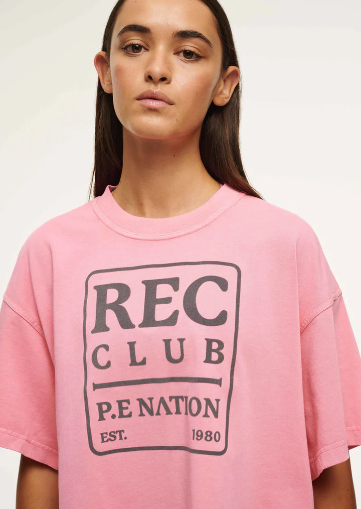 P.E Nation Rally Tee - Pink Lemonade