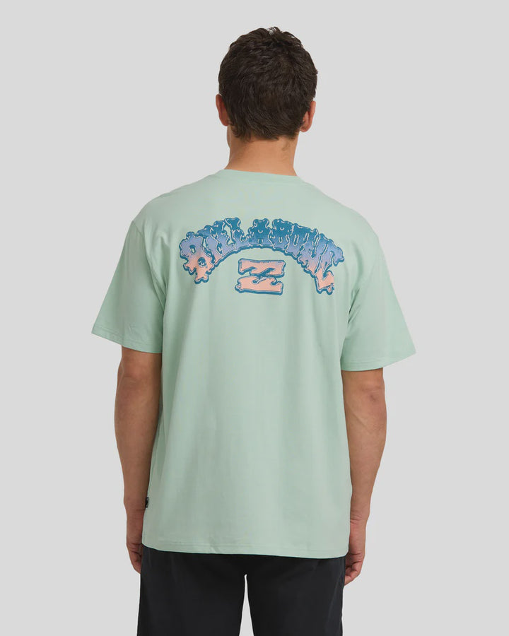 Billabong Wax Arch Regular Tee-Seafoam