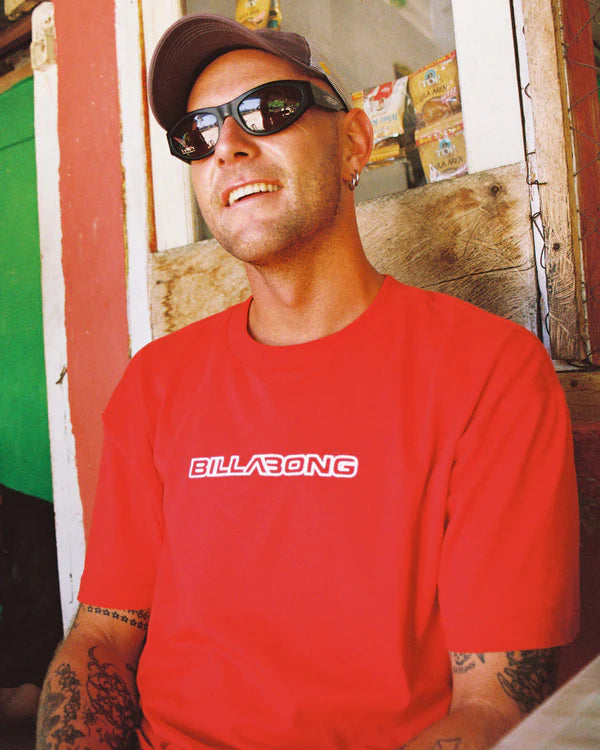 Billabong Halftone OG SS Tee-True Red
