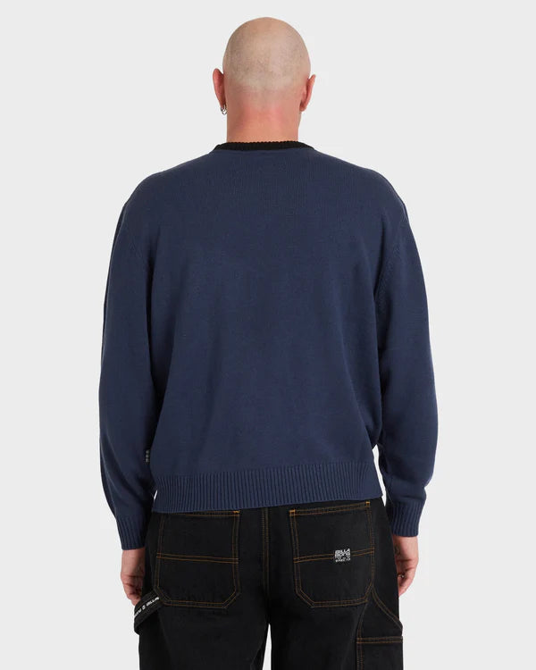 Billabong Spec 73 Knit Sweater - Dusty Navy