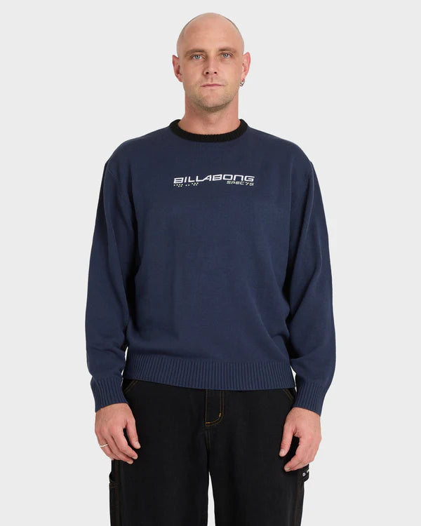 Billabong Spec 73 Knit Sweater - Dusty Navy