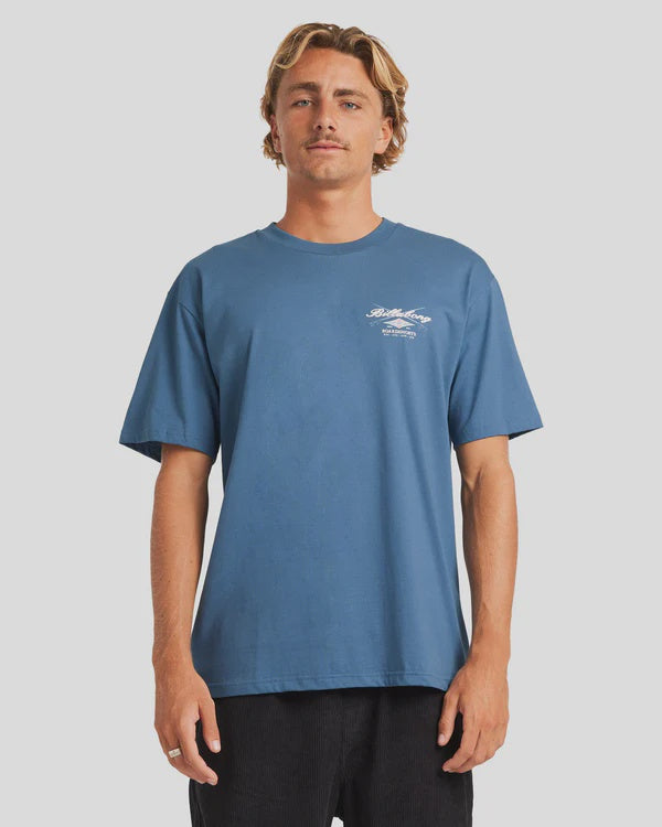 Billabong Crossboards Regular Tee-Real Teal