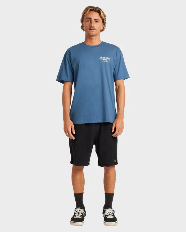 Billabong Crossboards Regular Tee-Real Teal