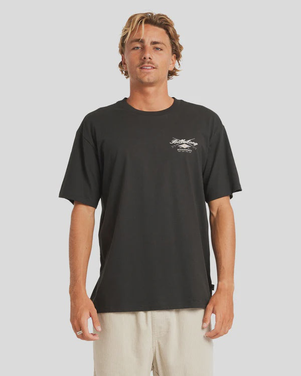 Billabong Crossboards Regular Tee-Washed Black