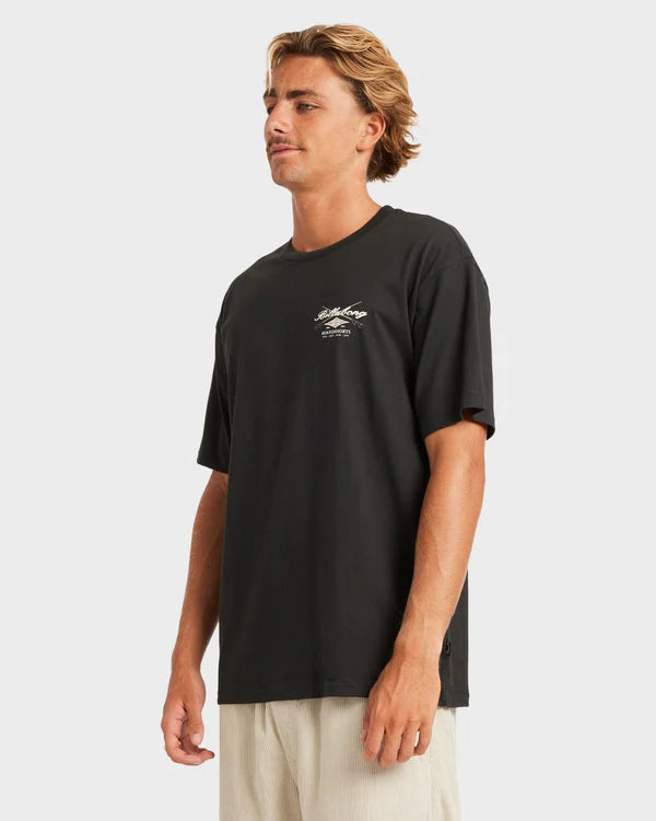 Billabong Crossboards Regular Tee-Washed Black