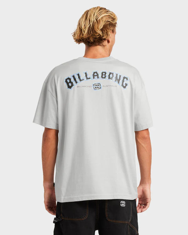 Billabong Chrome Arch OG Tee-Silver