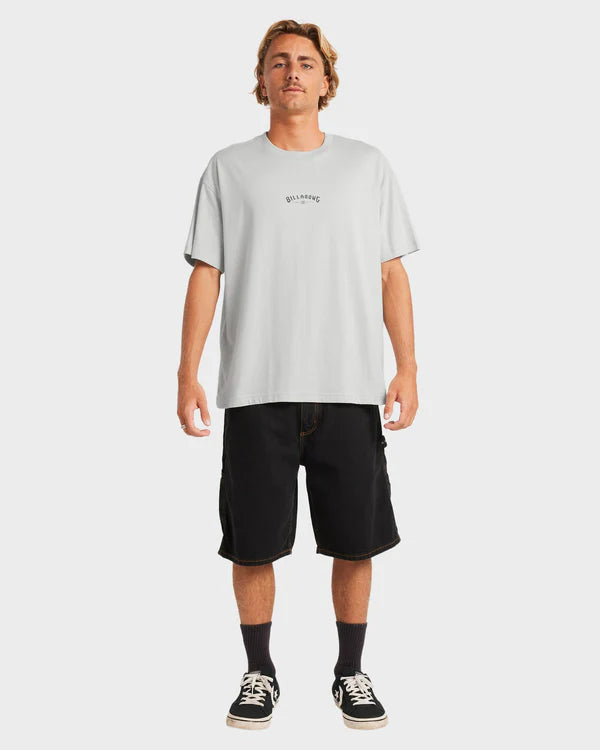 Billabong Chrome Arch OG Tee-Silver