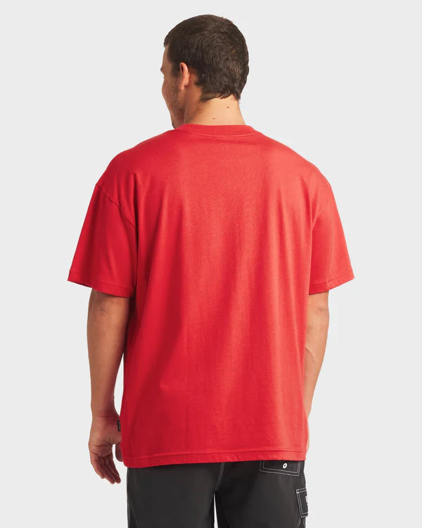 Billabong Halftone OG SS Tee-True Red