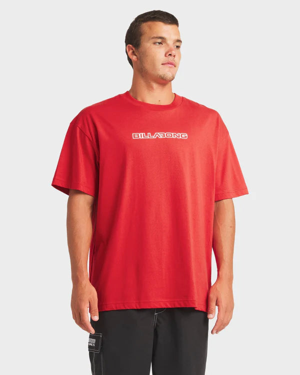 Billabong Halftone OG SS Tee-True Red